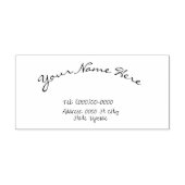 名前とアドレスのカスタマイズ可能なラバースタンプ ラバースタンプ (インプリント)