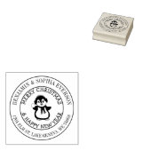 名前とアドレスの追加 ラバースタンプ (押印)