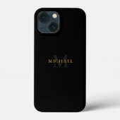 名前とイニシャルでパーソナライズ Case-Mate iPhoneケース (裏面)
