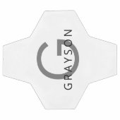 名前とイニシャルの印刷カスタム方法 サッカーボール (フラット)