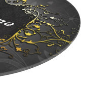 名前とイニシャルの追加 カッティングボード (角)