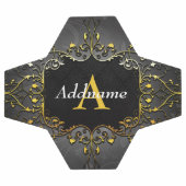 名前とイニシャルの追加 サッカーボール (フラット)