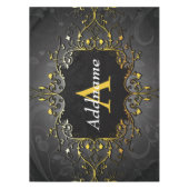 名前とイニシャルの追加 テーブルクロス (正面)