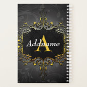 名前とイニシャルの追加 プランナー手帳 (裏面)