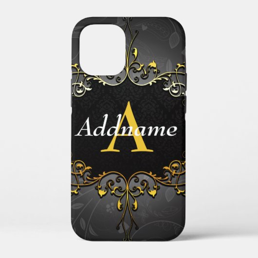 名前とイニシャルの追加 Case-Mate iPhoneケース (裏面)