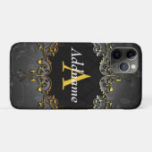 名前とイニシャルの追加 Case-Mate iPhoneケース (裏面(横))