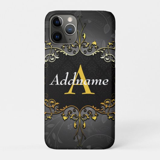 名前とイニシャルの追加 Case-Mate iPhoneケース (裏)