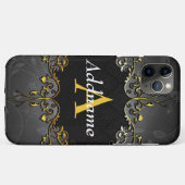 名前とイニシャルの追加 Case-Mate iPhoneケース (裏面(横))