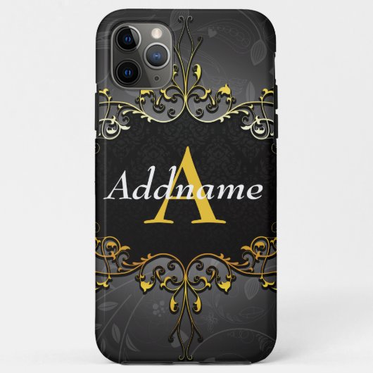 名前とイニシャルの追加 Case-Mate iPhoneケース (裏面)