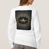 名前とイニシャルの追加 Tシャツ (裏面)