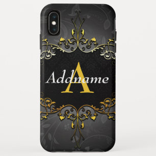 名前とイニシャルを記入してください iPhone XS MAXケース