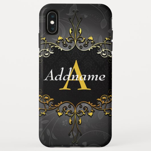 名前とイニシャルを記入してください Case-Mate iPhoneケース (裏面)
