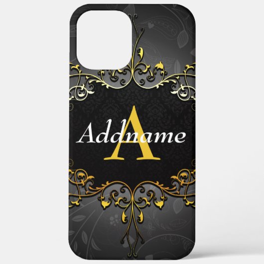 名前とイニシャルを記入 Case-Mate iPhoneケース (裏面)