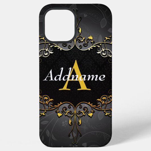 名前とイニシャルを記入 iPhoneケース (裏面)