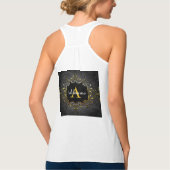 名前とイニシャルを追加 タンクトップ (裏面)