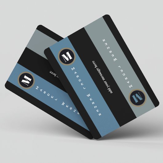 名前とイニシャルストライプとモダン, トランプ