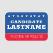 名前とカスタム文字名タグを持つギアキャンペーン 名札 (正面)