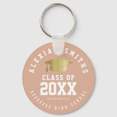名前とクラス年を持つグラードダスティバラキーチェーン キーホルダー (正面)