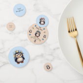 名前とバイリンガルの可愛いペンギン文字 コンフェッティ (グループ)