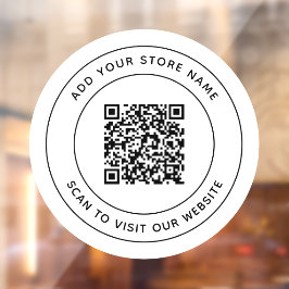 名前とビジネスWebサイトのQRコードの追加 ウィンドウサイン