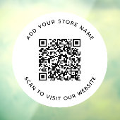 名前とビジネスWebサイトのQRコードの追加 ウィンドウサイン (シート3)