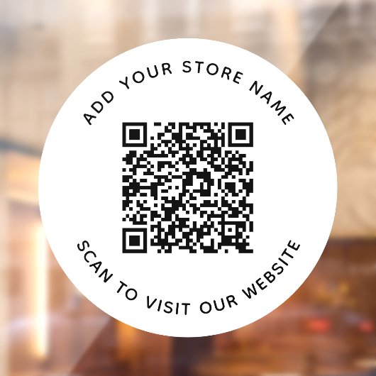 名前とビジネスWebサイトのQRコードの追加 ウィンドウサイン (シート2)