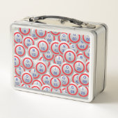 名前とビンゴボールを付けたビンゴ メタルランチボックス (裏面)