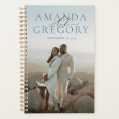 名前とフエレガントルページのフォトプランナー プランナー手帳 (正面)