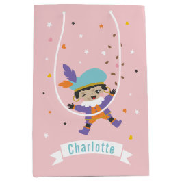 名前とペペルノテンのかわいいピエチェ ミディアムペーパーバッグ