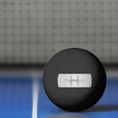 名前とモノグラム |グレーフェイクズ&シルバールック 卓球ボール (ネット)