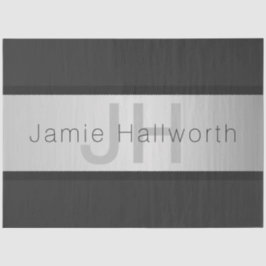 名前とモノグラム |グレーフェイクズ&シルバールック 薄葉紙