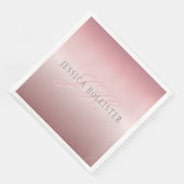 名前とモノグラム |ソフトフェイクバラ金ゴールド赤面 (コーナー)