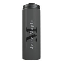 名前とモノグラム | ダークグレー