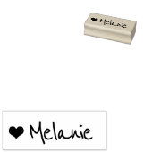 名前とロゴの手書カスタムき署名 ラバースタンプ (押印)