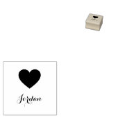 名前とロゴまたはイメージスクリプト ラバースタンプ (押印)