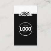 名前と会社名の名刺 – モダン 名刺 (正面)