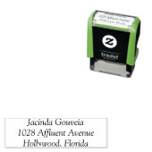 名前と住所の手書きスタンプ セルフインキングスタンプ (インサイチュ)