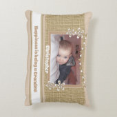 名前と写真が素朴なおばあちゃん アクセントクッション (裏面(縦))