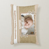 名前と写真が素朴なおばあちゃん アクセントクッション (正面(垂直))