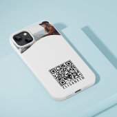 名前と写真とQRコードのオーダーメイドスマホケース Case-Mate iPhoneケース