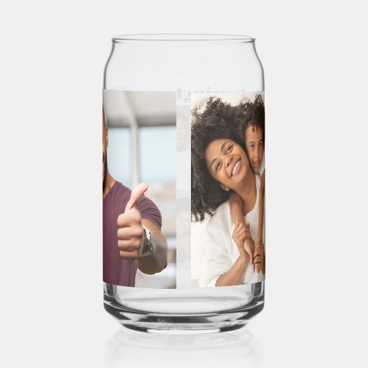 名前と写真のカスタム ガラス缶 (右)