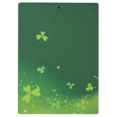 名前と写真をパーソナライズSt. Patrick'S Day Green クリップボード (裏面)