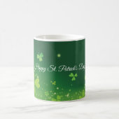 名前と写真をパーソナライズSt. Patrick'S Day Green コーヒーマグカップ (中央)