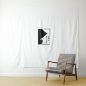 名前と写真を入れたビジネスカードを作成 タペストリー (インサイチュ(横))