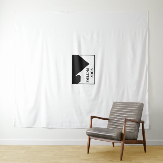 名前と写真を入れたビジネスカードを作成 タペストリー (インサイチュ(横))