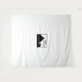 名前と写真を入れたビジネスカードを作成 タペストリー (正面(横))