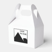 名前と写真を入れたビジネスカードを作成 フェイバーボックス (正面サイド)