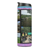 名前と写真コラージサーマルタンブラー タンブラー (回転右)