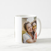 名前と写真入りベストフレンドマグカップ コーヒーマグカップ (正面右)