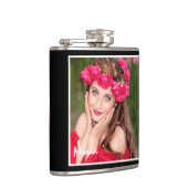 名前と写真 フラスク (右)